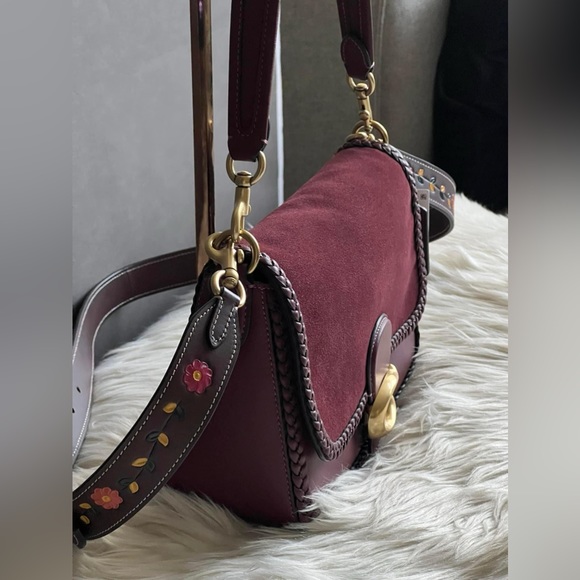 💰SOLD - CJ817 - Coach Soft Tabby Shoulder Bag with Braid - Picture 3 of 13